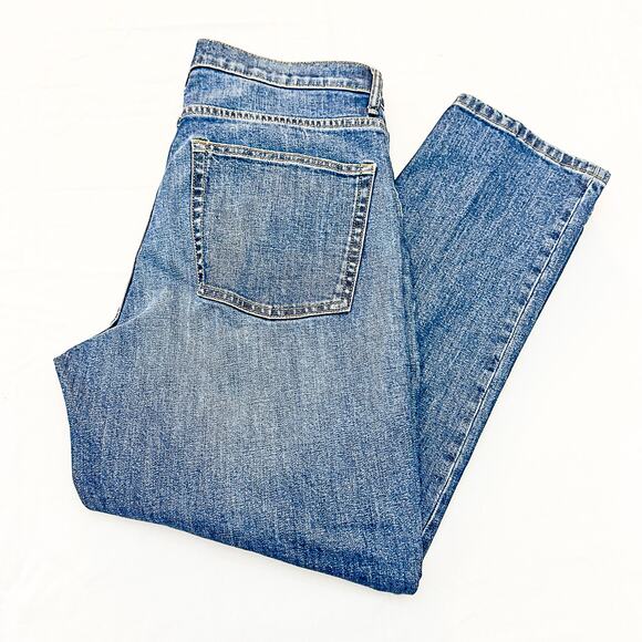 Everlane High Rise Straight Medium Wash Denim Jeans Size 31 Ankle - Picture 8 of 8